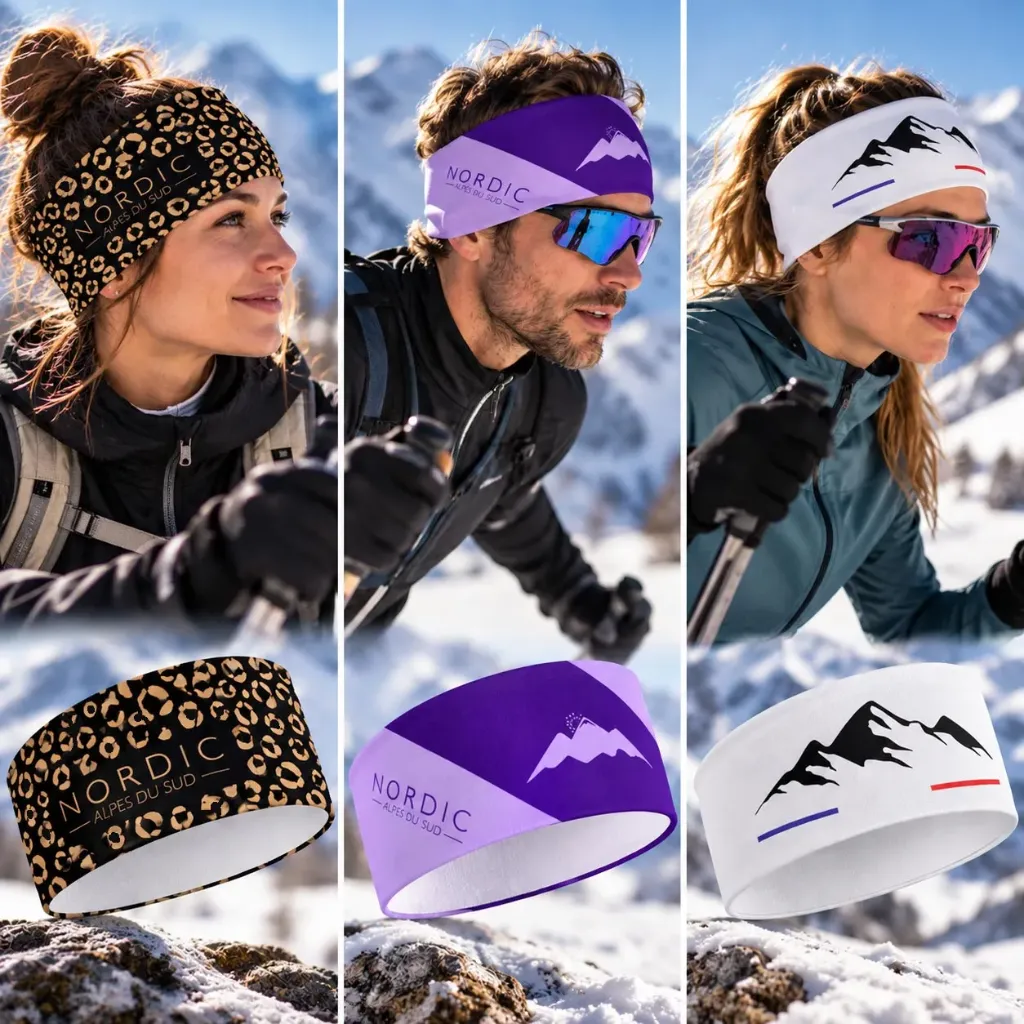 🏔️ Bandeau Nordic Alpes du Sud - Unisexe – Performance & Style 