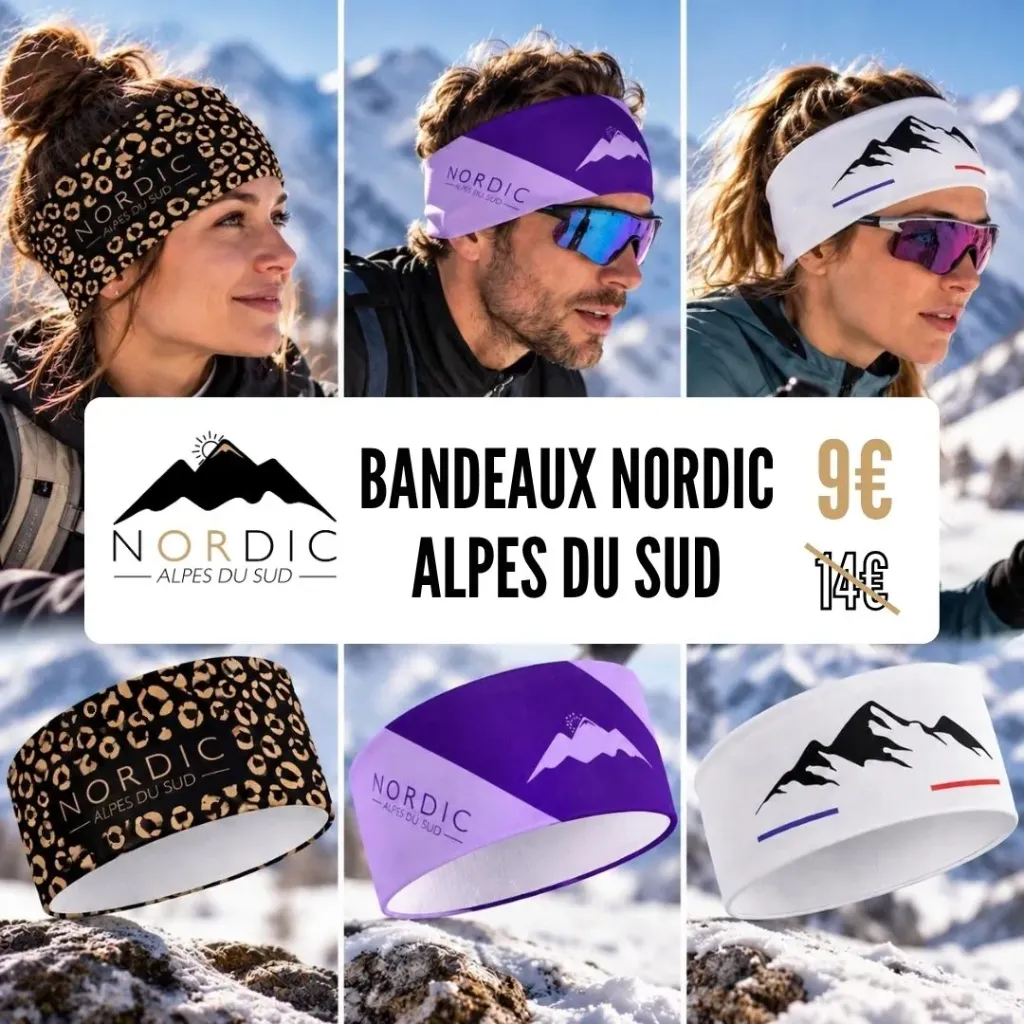🏔️ Bandeaux Nordic Alpes du Sud - Unisexe – Performance & Style 